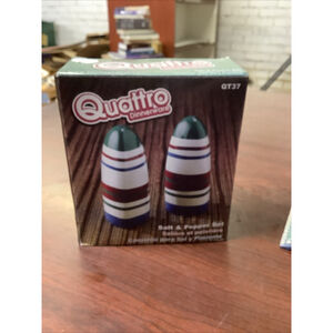 Quattro Salt And Pepper Shakers Ceramic